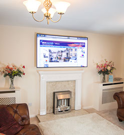 tv wall mounting South Cerney